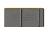 Тротуарная плитка «Кирпичик» желтый (б/ц) 200x100x100